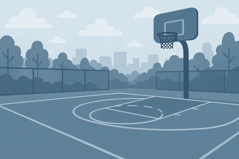 London Ohio Skate Park and Basketball Court