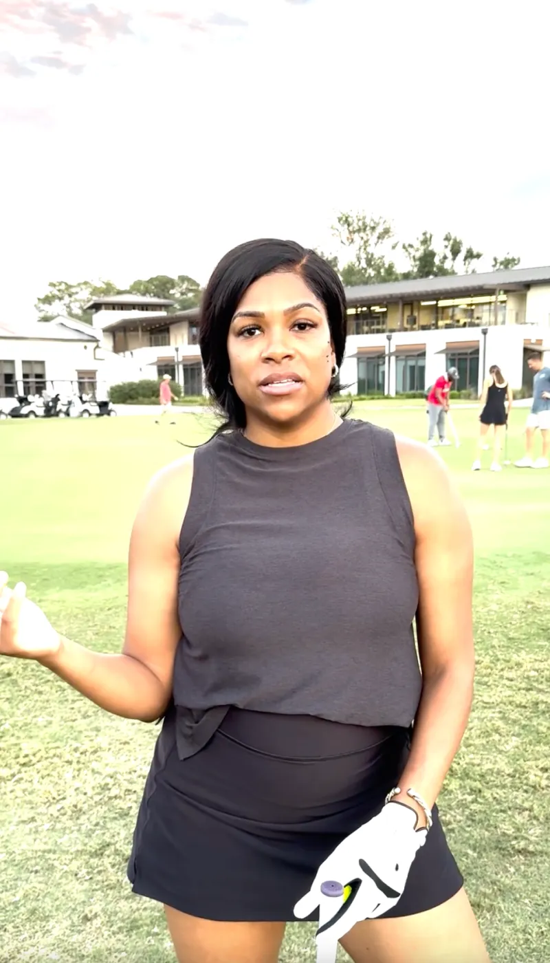 Natasha shares her golf lesson experience