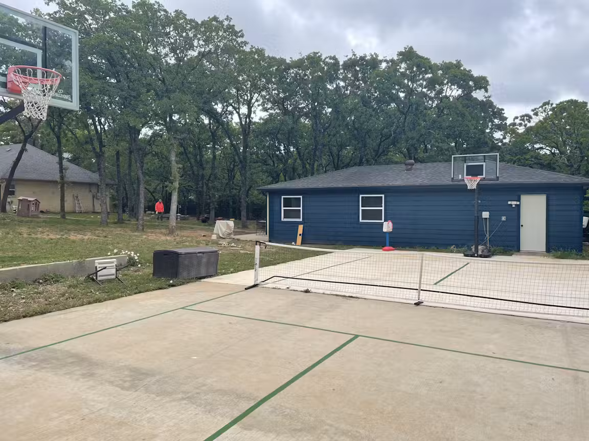 Backyard Regulation Pickleball Court