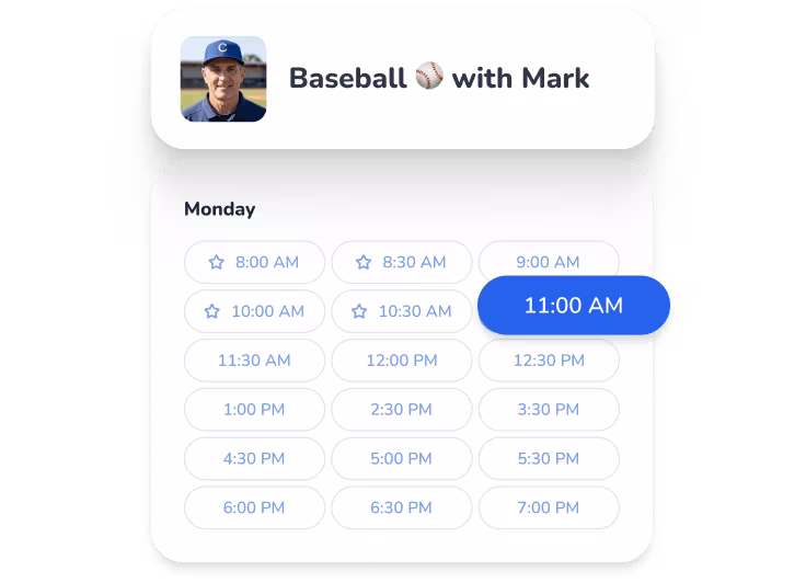 Book & pay online, in seconds