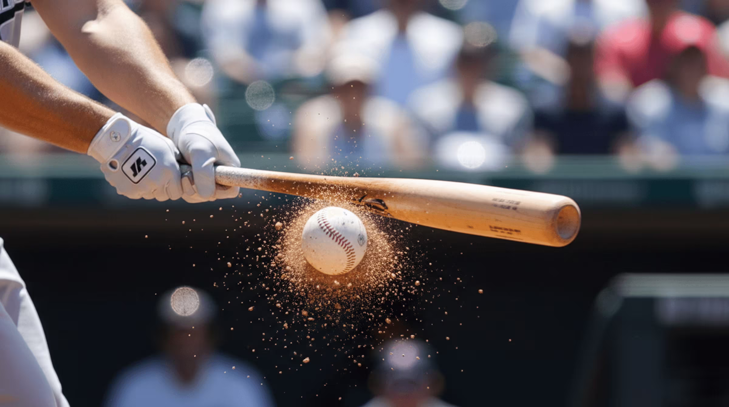 People enjoying baseball